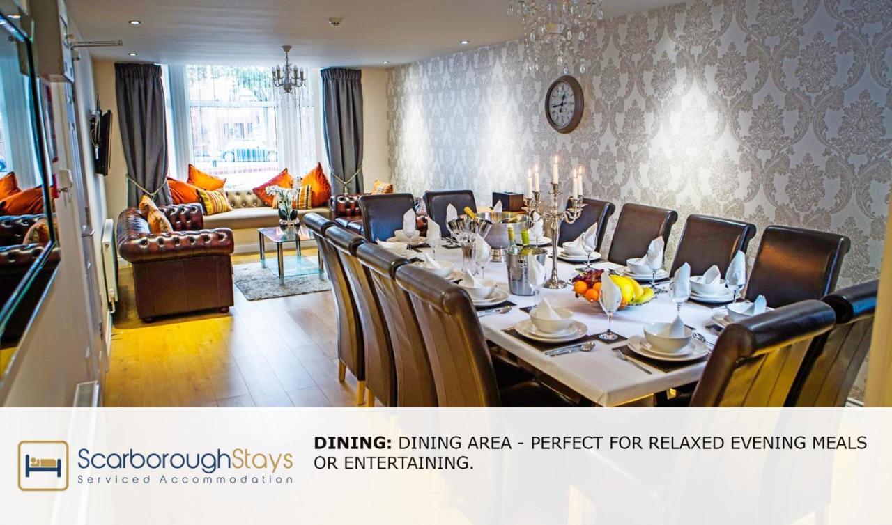 Scarborough Stays - Luxury Townhouse Ideal For Large Groups - Hot Tub Dış mekan fotoğraf