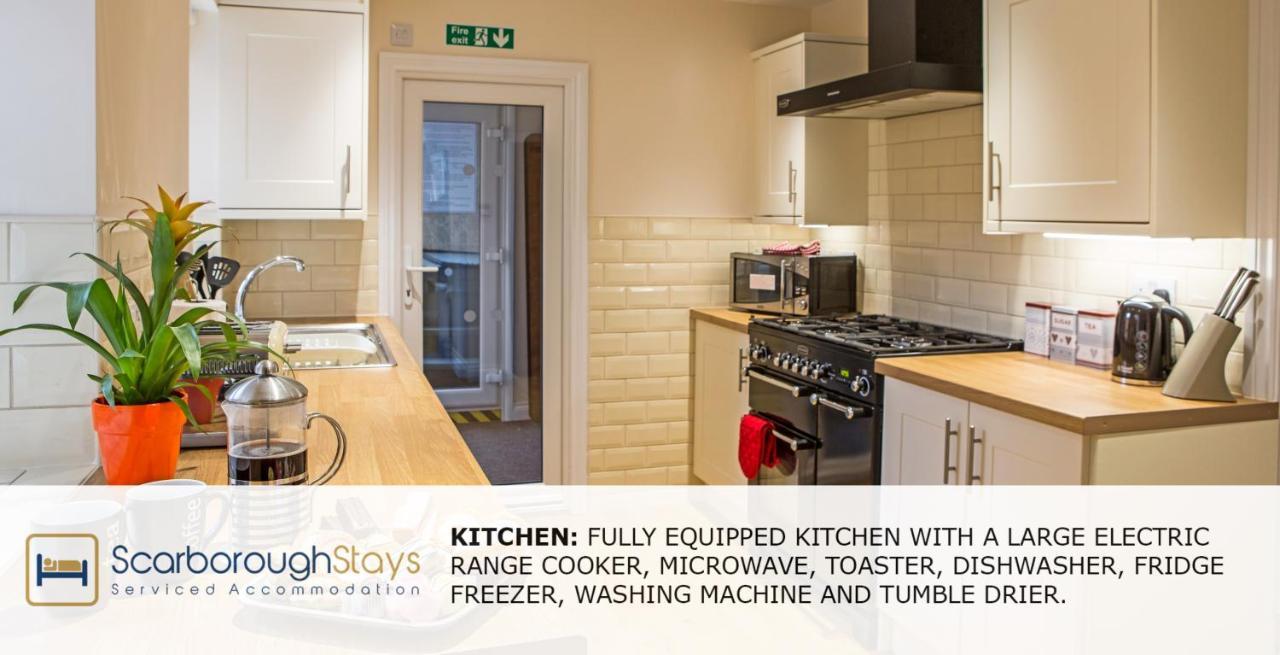 Scarborough Stays - Luxury Townhouse Ideal For Large Groups - Hot Tub Dış mekan fotoğraf
