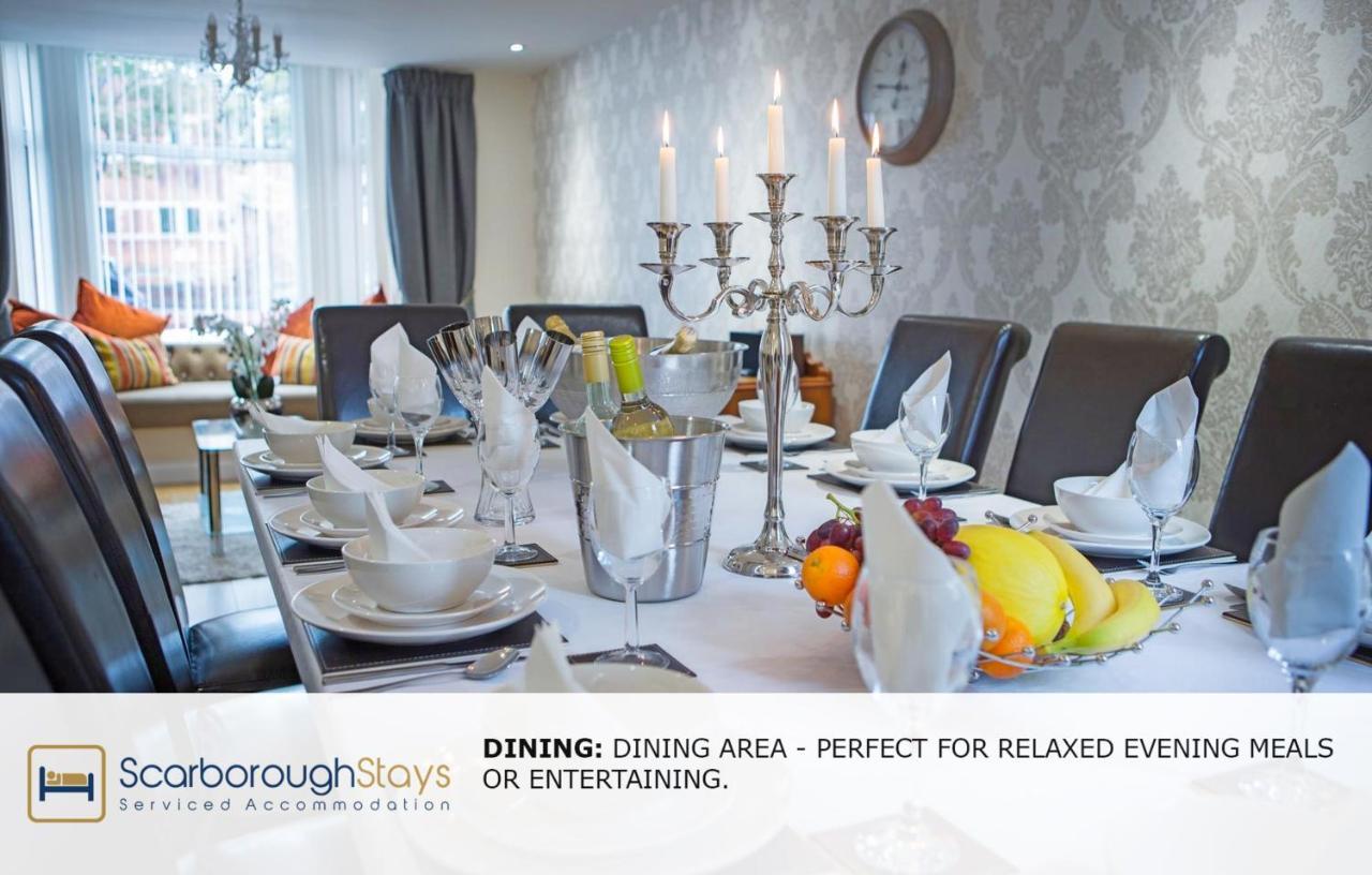 Scarborough Stays - Luxury Townhouse Ideal For Large Groups - Hot Tub Dış mekan fotoğraf