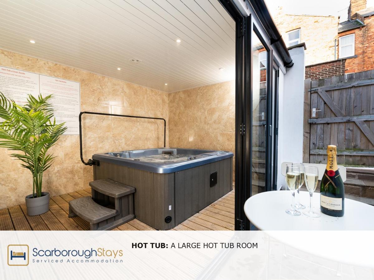 Scarborough Stays - Luxury Townhouse Ideal For Large Groups - Hot Tub Dış mekan fotoğraf